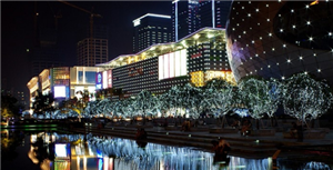 福建莆田市湄洲岛商业街LED夜景工程